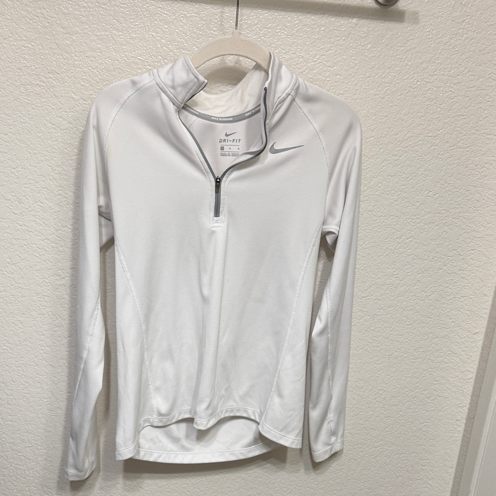 Nike White Dri-FIT Performance Top